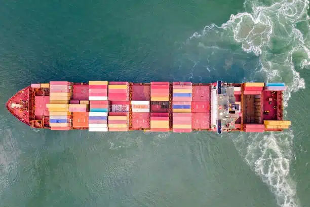 Illustration of historical global trade routes