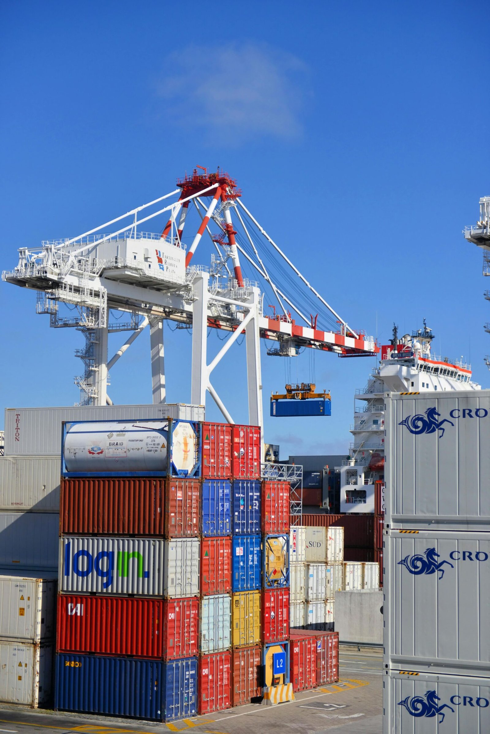 Port congestion photo