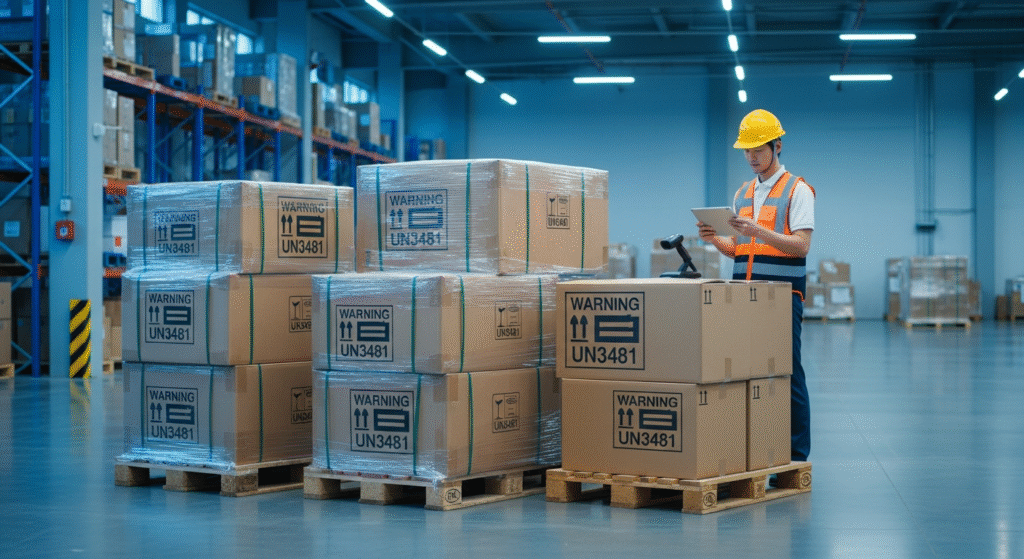 4 shrink-wrapped pallets of handheld massagers.921Z