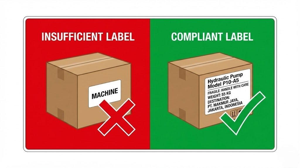 A-split-screen-educational-illustration-comparing-cargo-labels