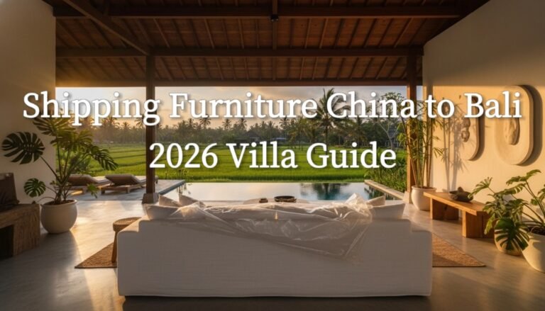 Shipping Furniture China to Bali 2026 Villa Guide