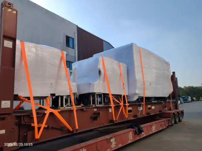 40FR Loaded with Oversized HVAC Units (White Shrink-Wrap)