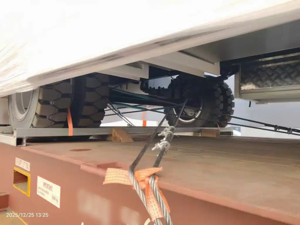 Heavy-Duty Lashing 16mm Wire Ropes Securing Axles2