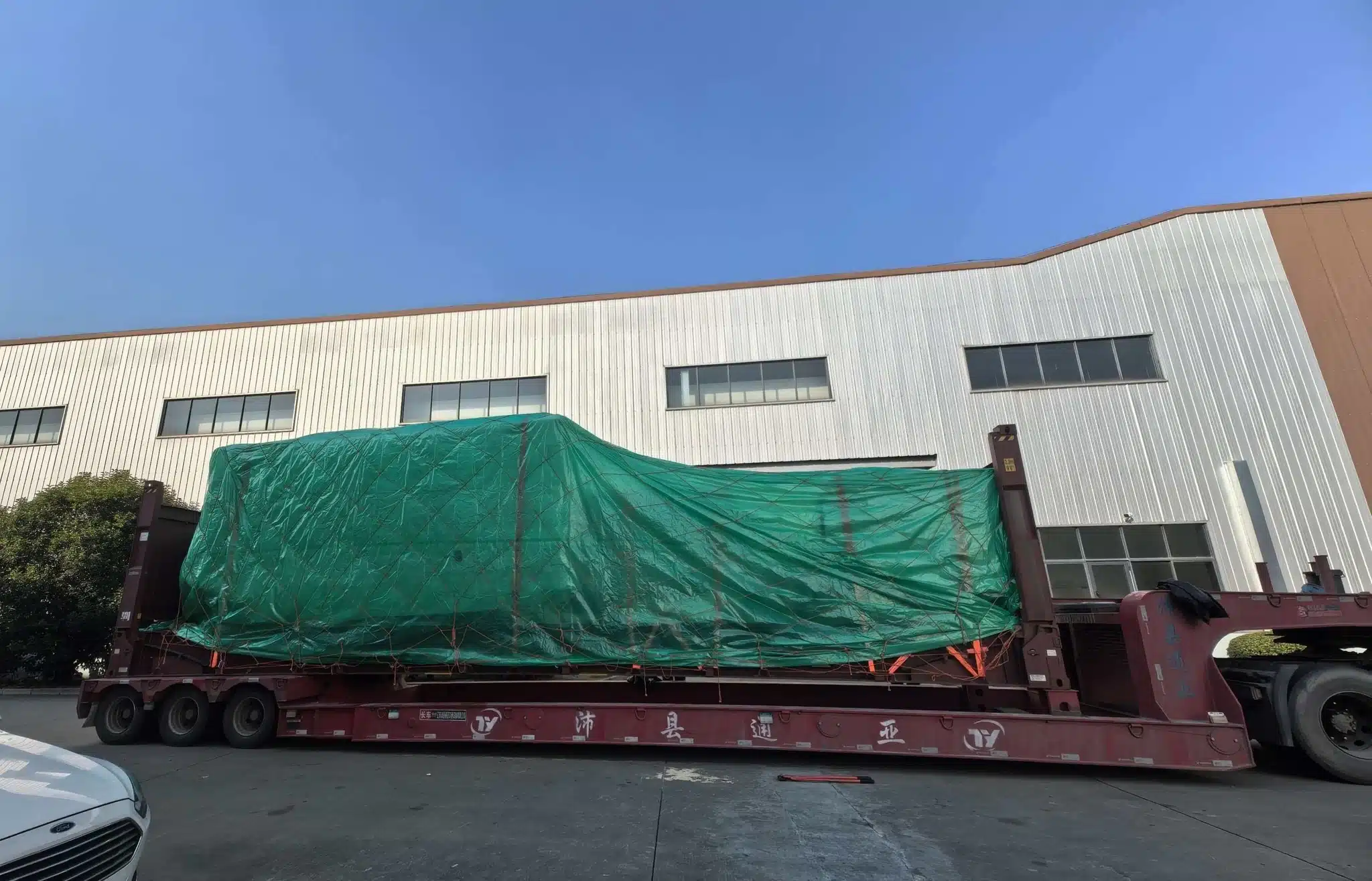 Weather-Proofing Heavy-Duty Tarpaulin for Inland Transit