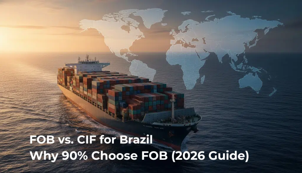 FOB vs. CIF for Brazil Why 90% Choose FOB (2026 Guide)