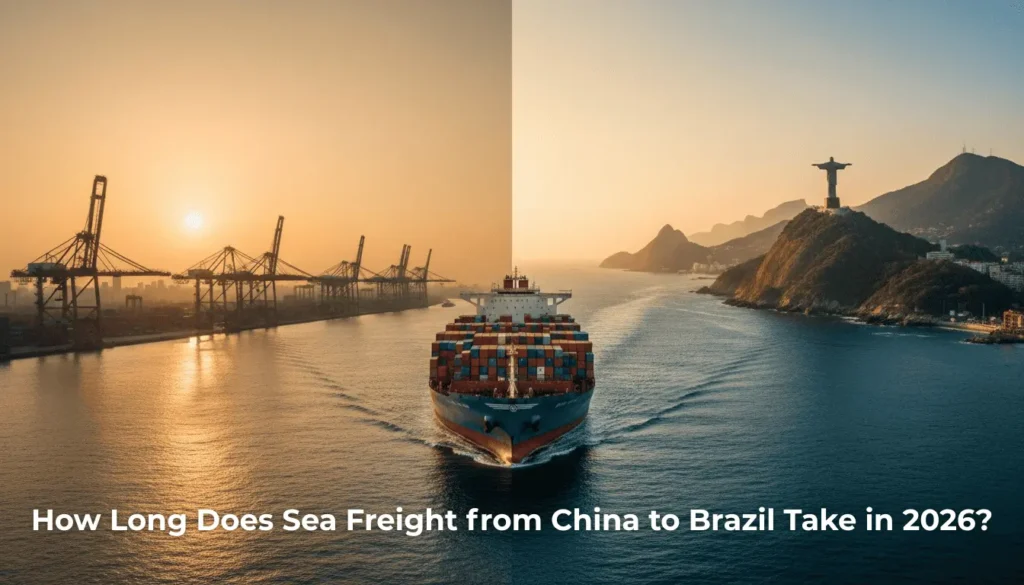 How Long Does Sea Freight from China to Brazil Take in 2026